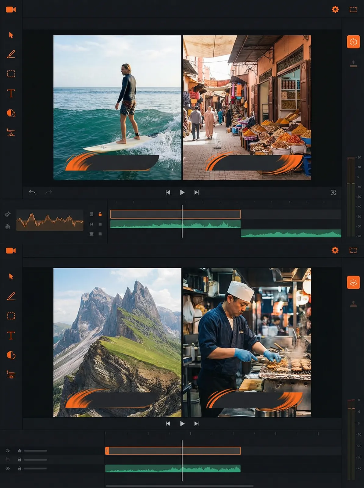 Y6英亚体育网址 Vlog开场模板设计